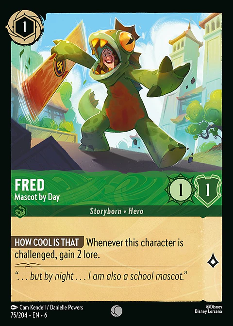 Fred - Mascot by Day - 75/204 - Common *6