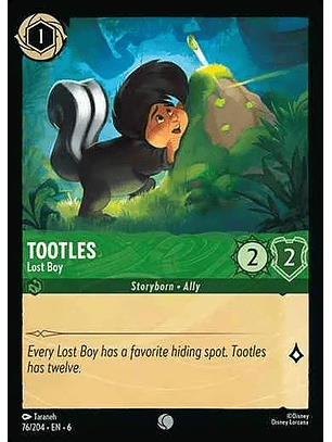 Tootles - Lost Boy - 76/204 - Common *6