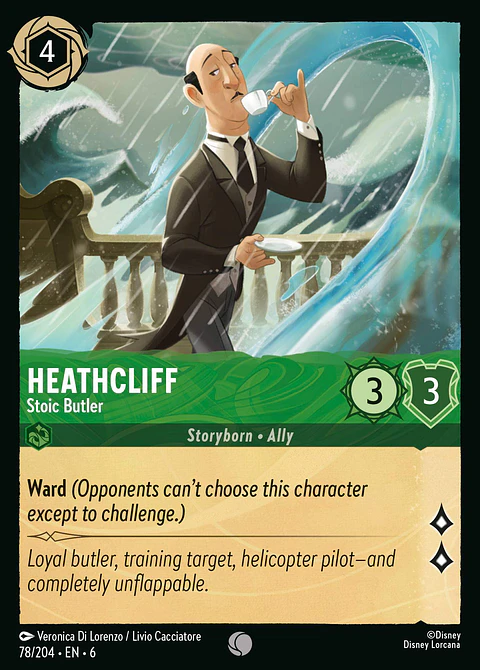 Heathcliff - Stoic Butler - 78/204 - Common *6