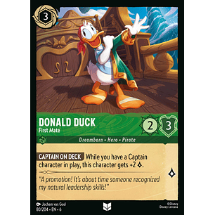 Donald Duck - First Mate - 80/204 - Uncommon *6