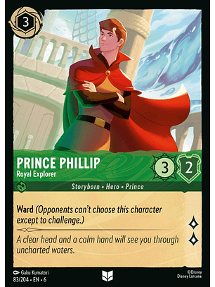 Prince Phillip - Royal Explorer - 83/204 - Uncommon *6