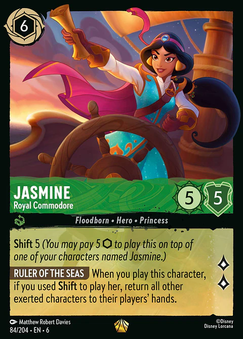 Jasmine - Royal Commodore - 84/204 - Legendary *6