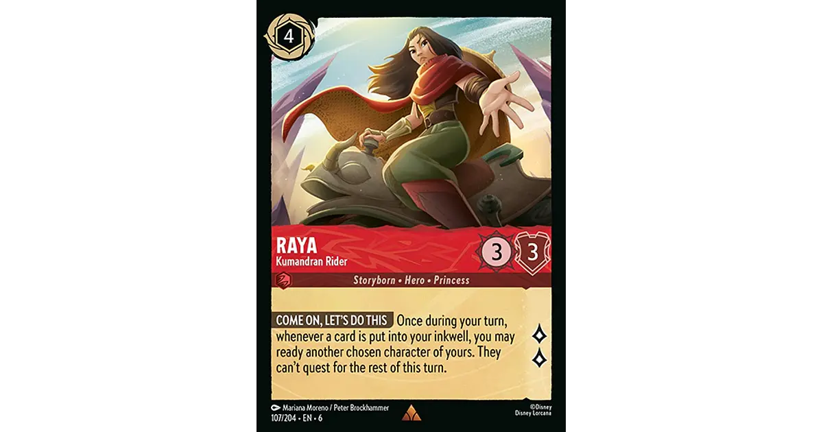 Raya - Kumandran Rider - 107/204 - Rare *6