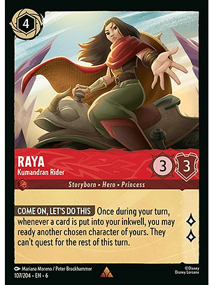Raya - Kumandran Rider - 107/204 - Rare *6