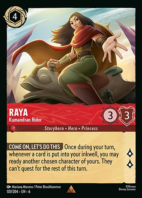 Raya - Kumandran Rider - 107/204 - Rare *6