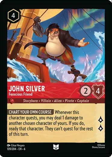 John Silver - Ferocious Friend - 109/204 - Uncommon *6 1