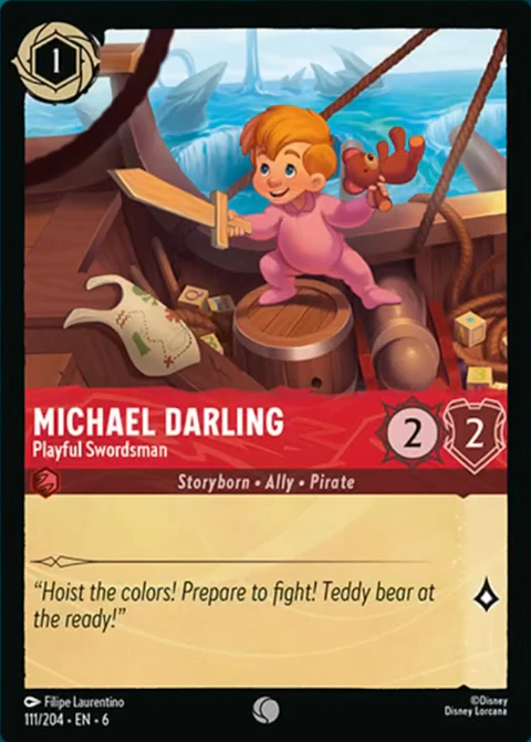 Michael Darling - Playful Swordsman - 111/204 - Common *6