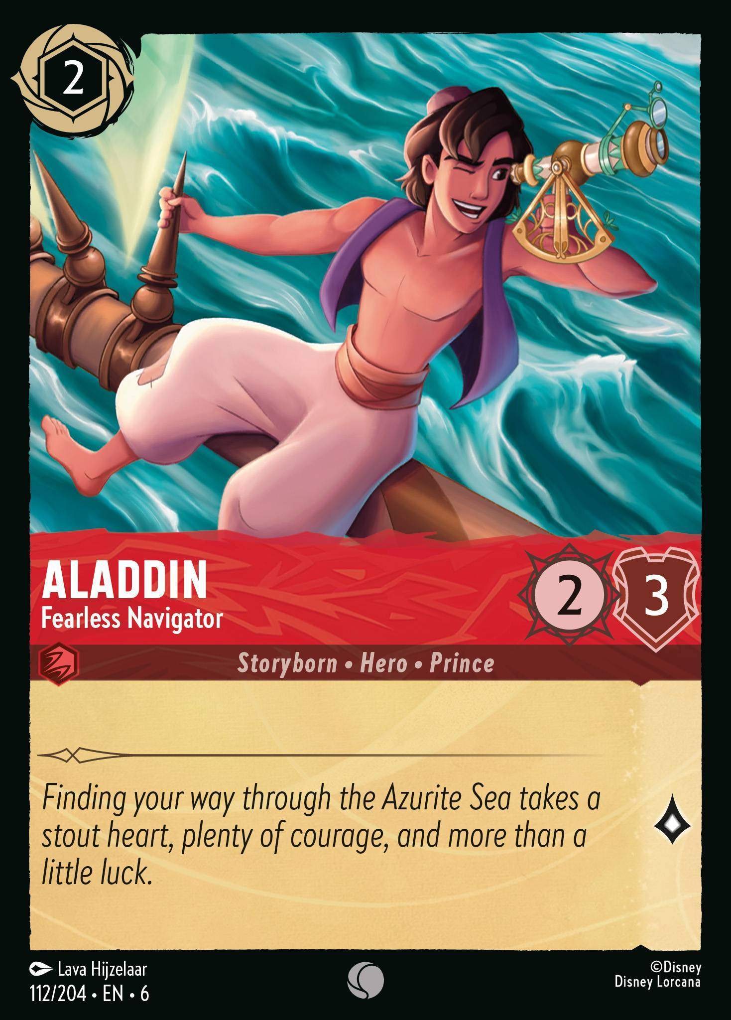 Aladdin - Fearless Navigator - 112/204 - Common *6 1