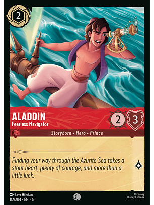 Aladdin - Fearless Navigator - 112/204 - Common *6