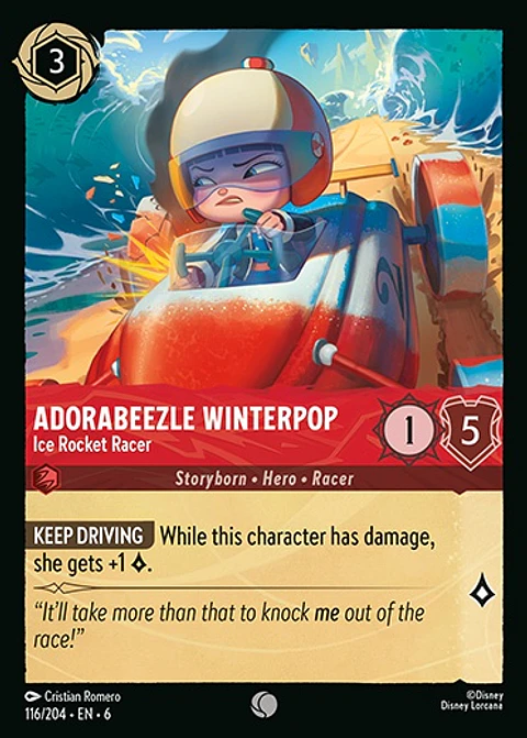 Adorabeezle Winterpop - Ice Rocker Racer - 116/204 - Common *6