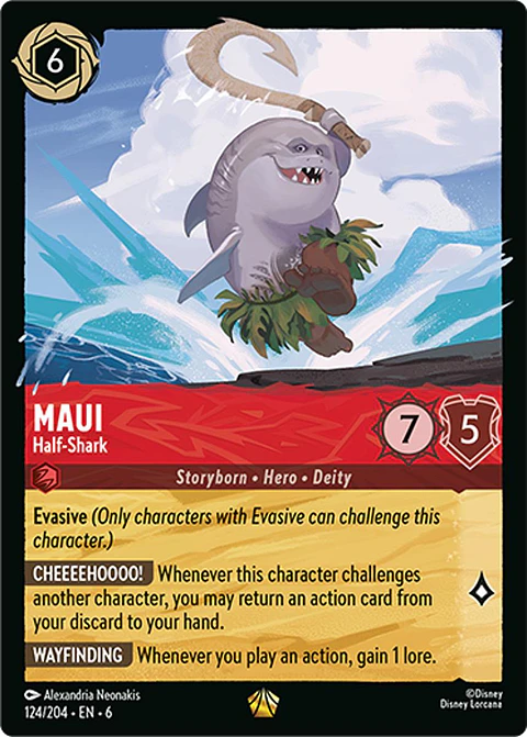 Maui - Half-Shark - 124/204 - Legendary *6