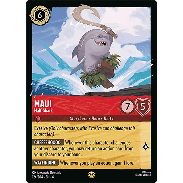 Maui - Half-Shark - 124/204 - Legendary *6