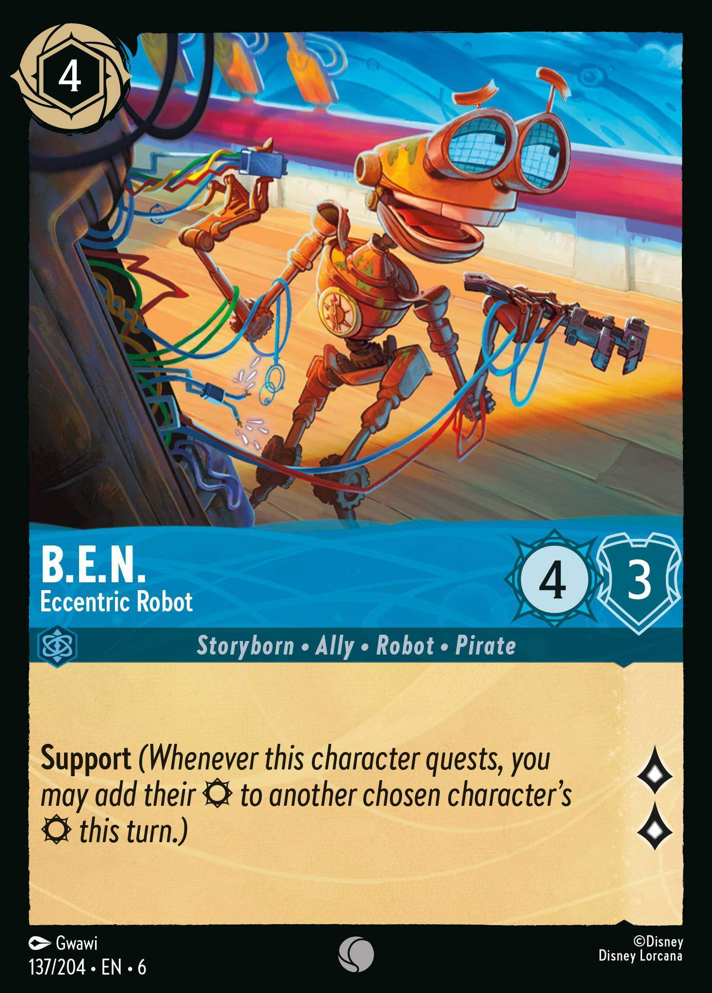 B.E.N. - Eccentric Robot - 137/204 - Common  1