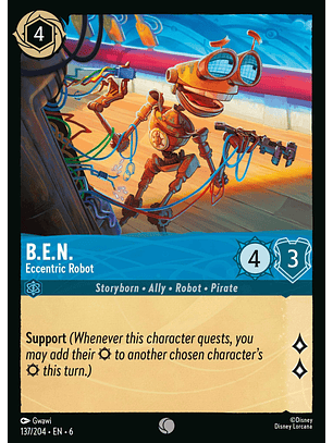 B.E.N. - Eccentric Robot - 137/204 - Common 