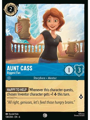 Aunt Cass - Biggest Fan - 138/204 - Common *6
