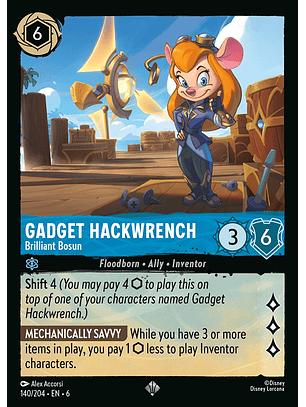 Gadget Hackwrench - Brilliant Bosun - 140/204 - Super Rare *6