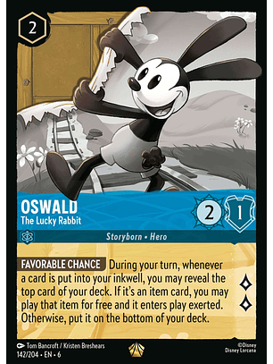 Oswald - The Lucky Rabbit - 142/204 - Legendary *6