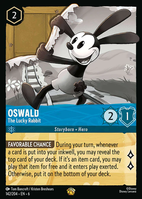 Oswald - The Lucky Rabbit - 142/204 - Legendary *6