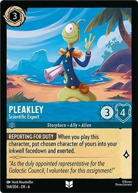 Pleakley - Scientific Expert - 144/204 Uncommon *6