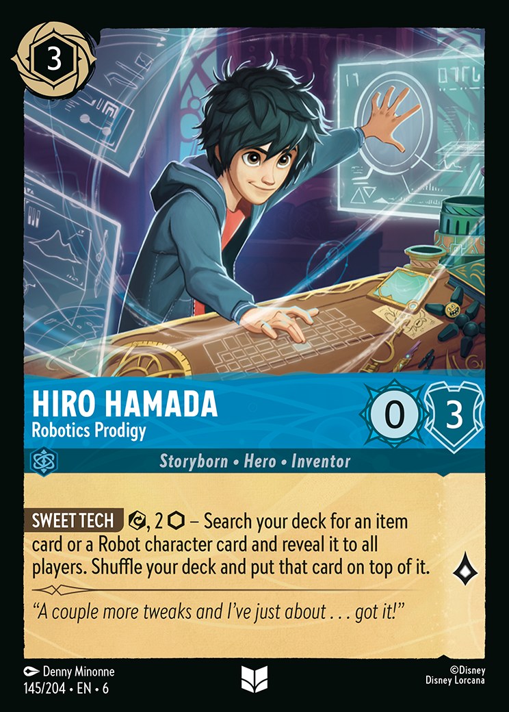 Hiro Hamada - Robotics Prodigy - 145/204 - Uncommon *6 1