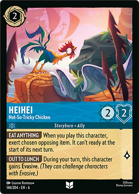 HeiHei - Not-so-Tricky Chicken - 146/204 - Uncommon *6