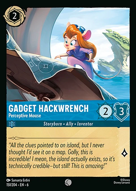 Gadget Hackwrench - Perceptive Mouse - 151/204 - Common *6