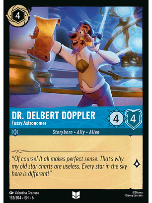 Dr. Delber Doppler - Fussy Astronomer - 152/204 - Uncommon *6