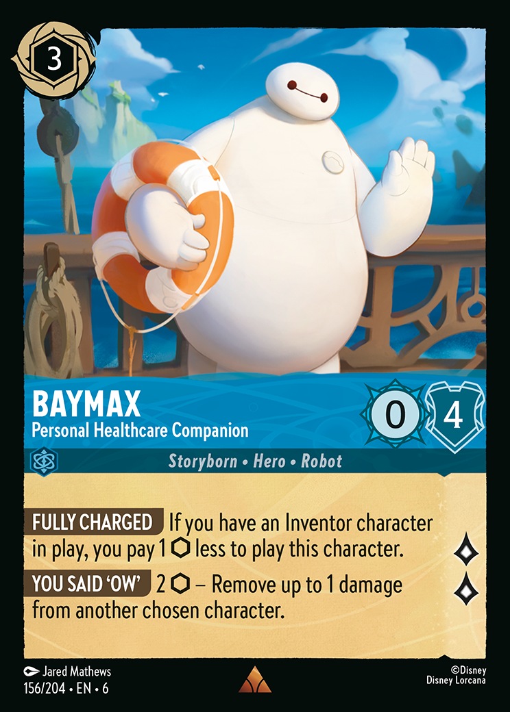 Baymax - Personal Healthcare Companion - 156/204 - Rare *6 1