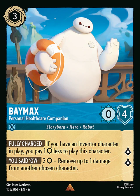 Baymax - Personal Healthcare Companion - 156/204 - Rare *6