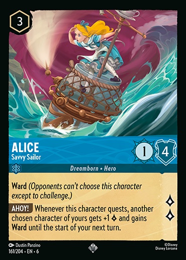 Alice - Savvy Sailor - 161/204 - Super Rare *6 1