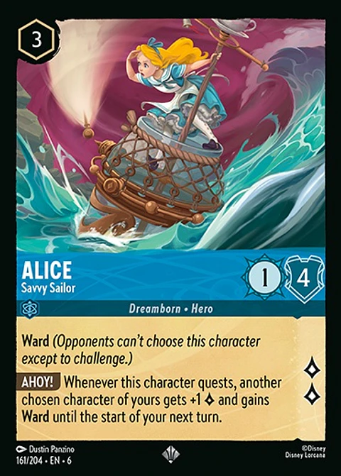Alice - Savvy Sailor - 161/204 - Super Rare *6