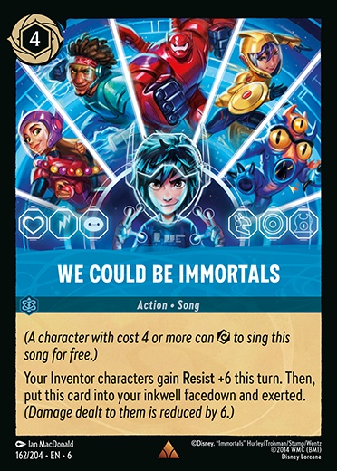 We Could Be Immortals - 162/204 - Rare *6 1