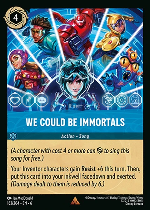 We Could Be Immortals - 162/204 - Rare *6