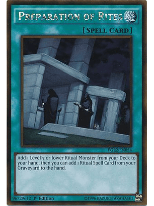 Preparation of Rites - PGL2-EN054 - Gold Rare 