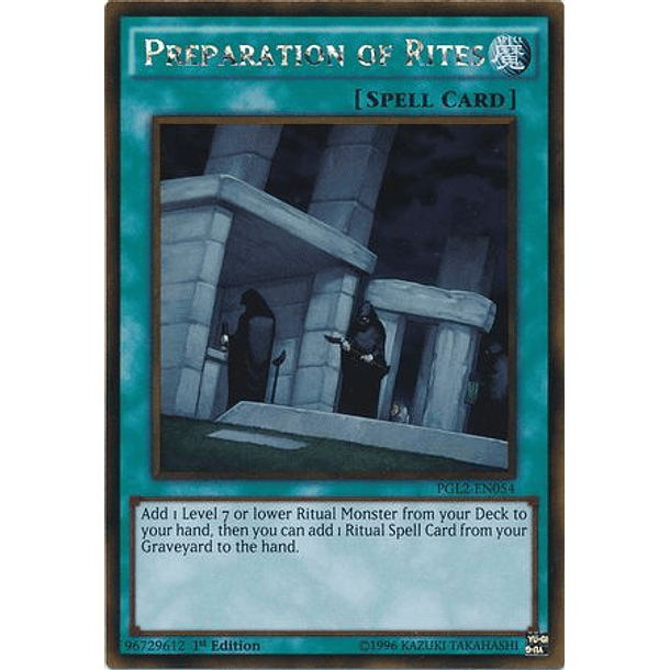 Preparation of Rites - PGL2-EN054 - Gold Rare 