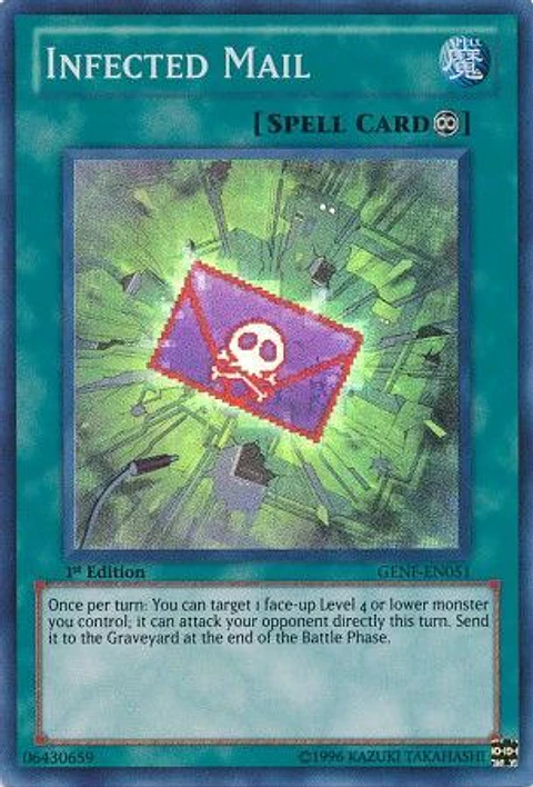 Infected Mail - GENF-EN051 - Super Rare 