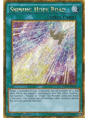 Shining Hope Road - PGL3-EN014 - Gold Secret Rare (dañada)