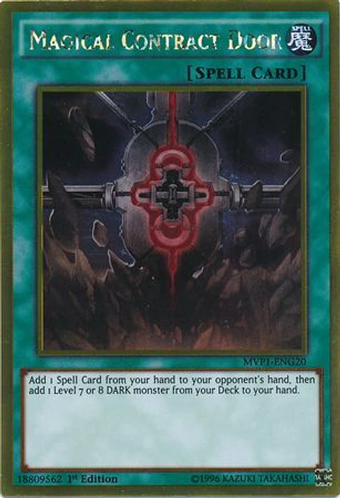 Magical Contract Door - MVP1-ENG20 - Gold Rare