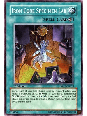 Iron Core Specimen Lab - ABPF-EN055 - Super Rare