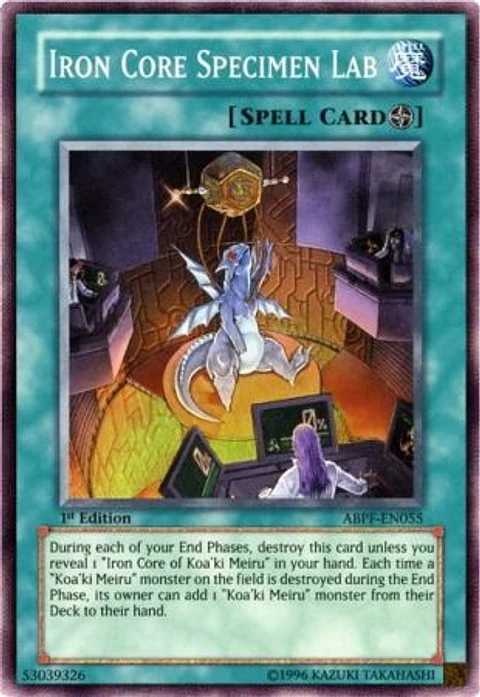 Iron Core Specimen Lab - ABPF-EN055 - Super Rare
