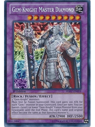 Gem-Knight Master Diamond - HA07-EN059 - Secret Rare