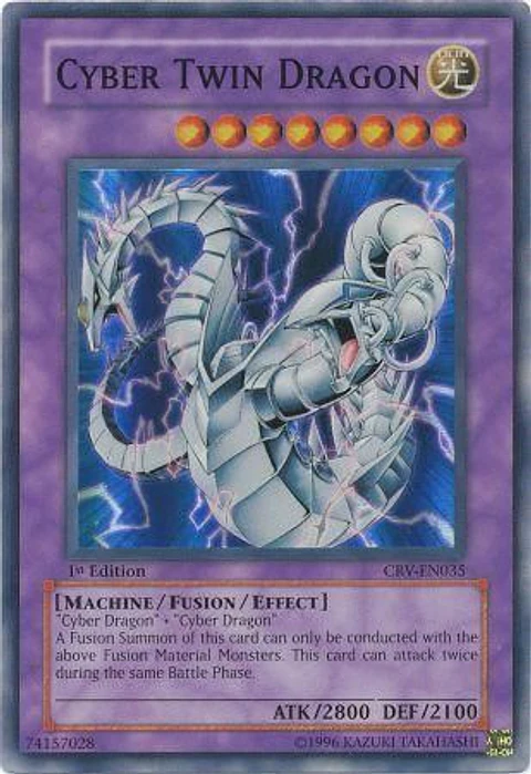 Cyber Twin Dragon - CRV-EN035 - Super Rare 