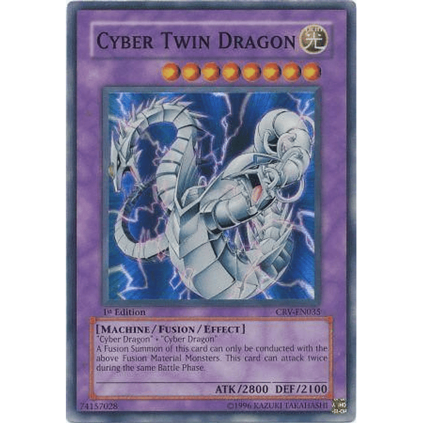 Cyber Twin Dragon - CRV-EN035 - Super Rare 