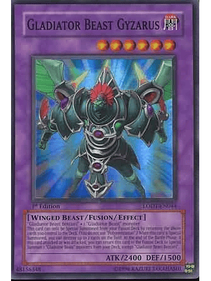 Gladiator Beast Gyzarus - LODT-EN044 - Super Rare