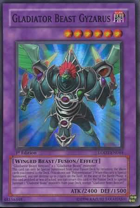 Gladiator Beast Gyzarus - LODT-EN044 - Super Rare