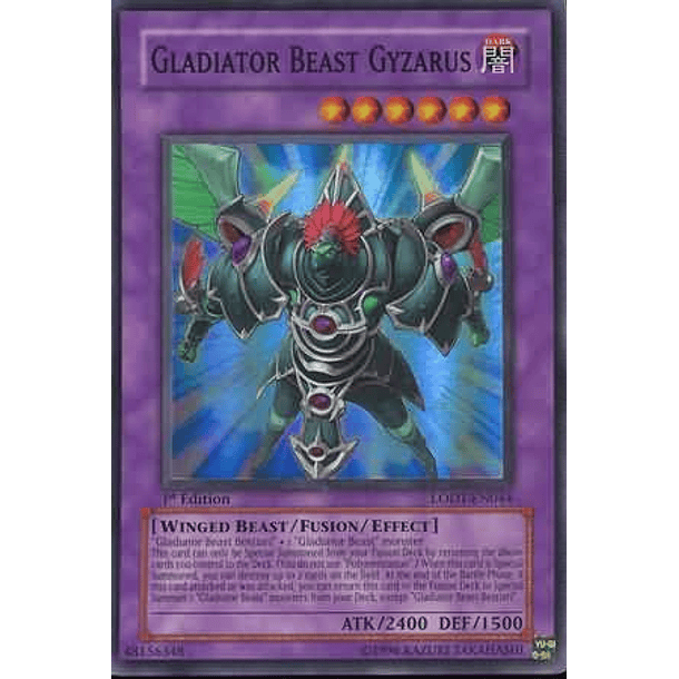 Gladiator Beast Gyzarus - LODT-EN044 - Super Rare
