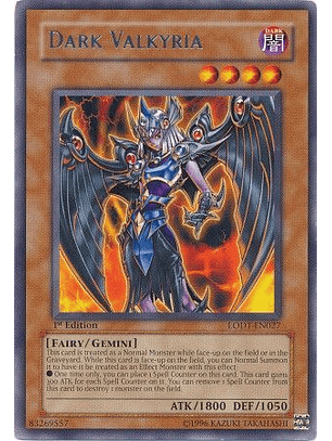 Dark Valkyria - LODT-EN027 - Rare