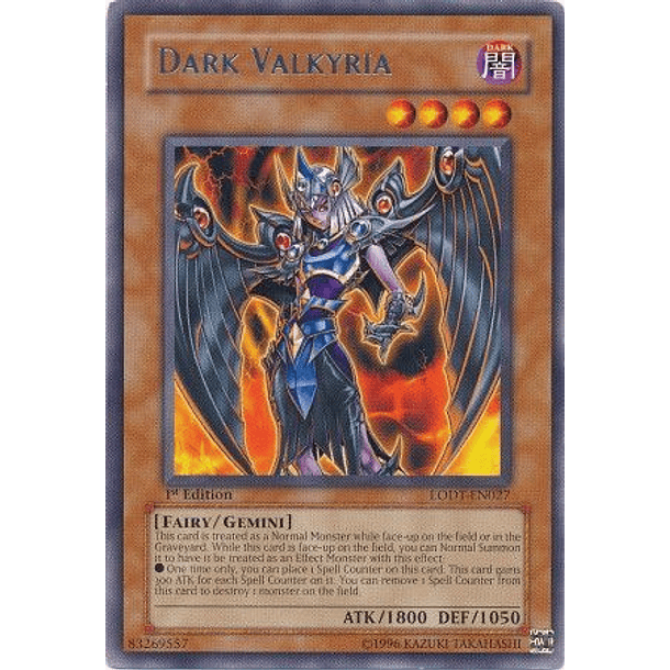 Dark Valkyria - LODT-EN027 - Rare