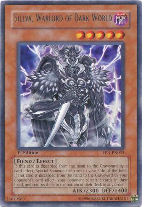 Sillva, Warlord of Dark World - EEN-EN023 - Rare