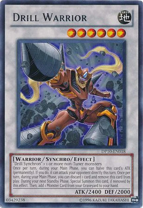 Drill Warrior - DP10-EN018 - Rare